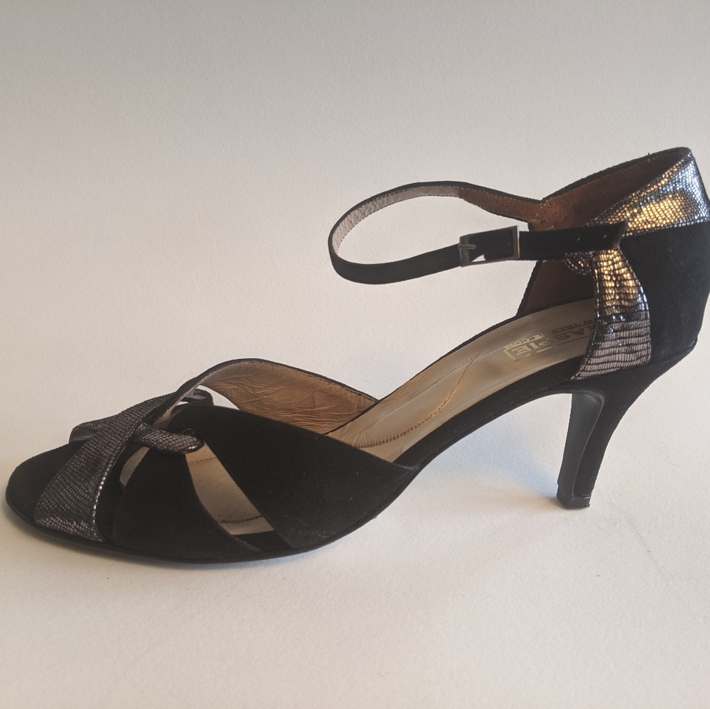 Argentine leather Tango Shoes Traspié 40